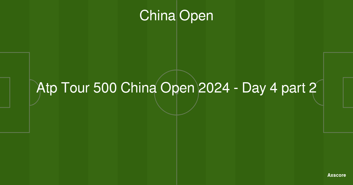 Atp 500 China Open 2024 Dates Kari Sandye