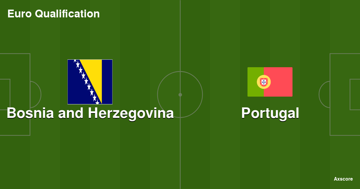 Axscore Bosnia And Herzegovina 0 5 Portugal Livestream H2H And   Bosnia And Herzegovina Vs Portugal 18713068 