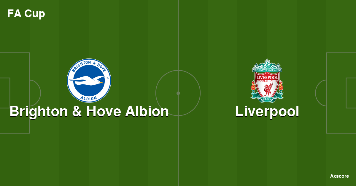 Axscore | Brighton & Hove Albion 2:1 Liverpool Livestream, H2H And ...