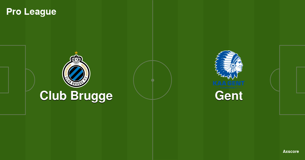 Today: Club Brugge vs Gent live 17 December 2023 Soccer Club