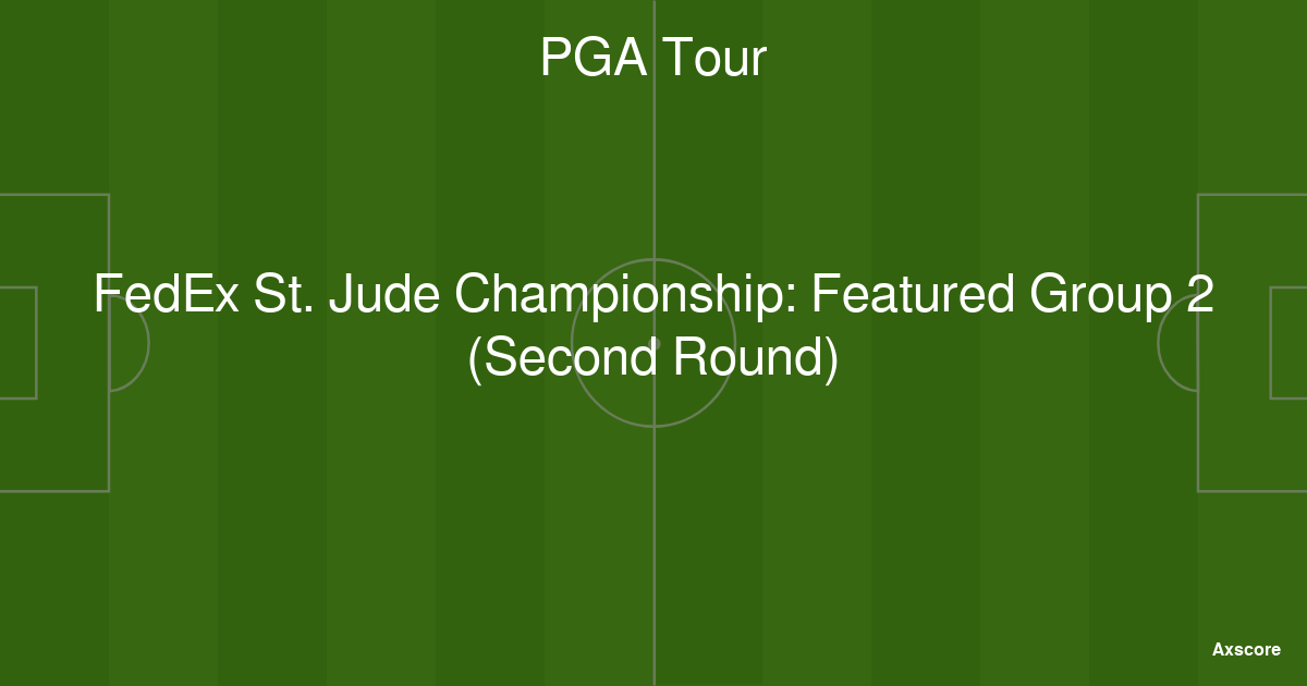 Axscore FedEx St. Jude Championship Featured Group 2 (Second Round