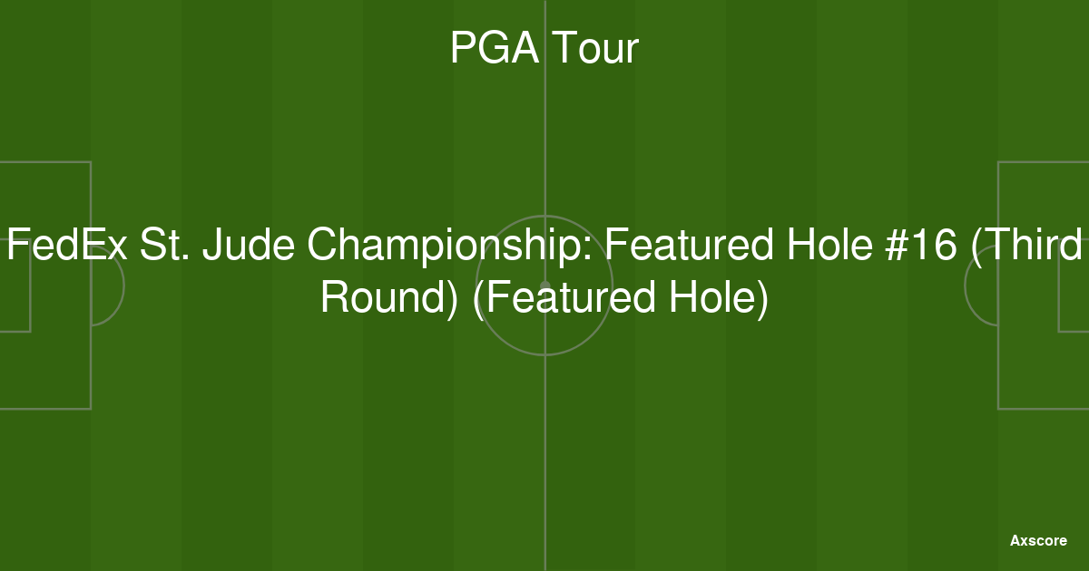 Axscore FedEx St. Jude Championship Featured Hole 16 (Third Round