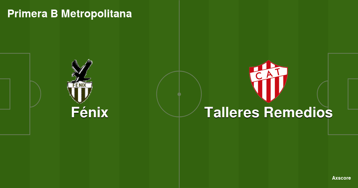 Talleres Remedios vs Fénix por la Primera B Metropolitana