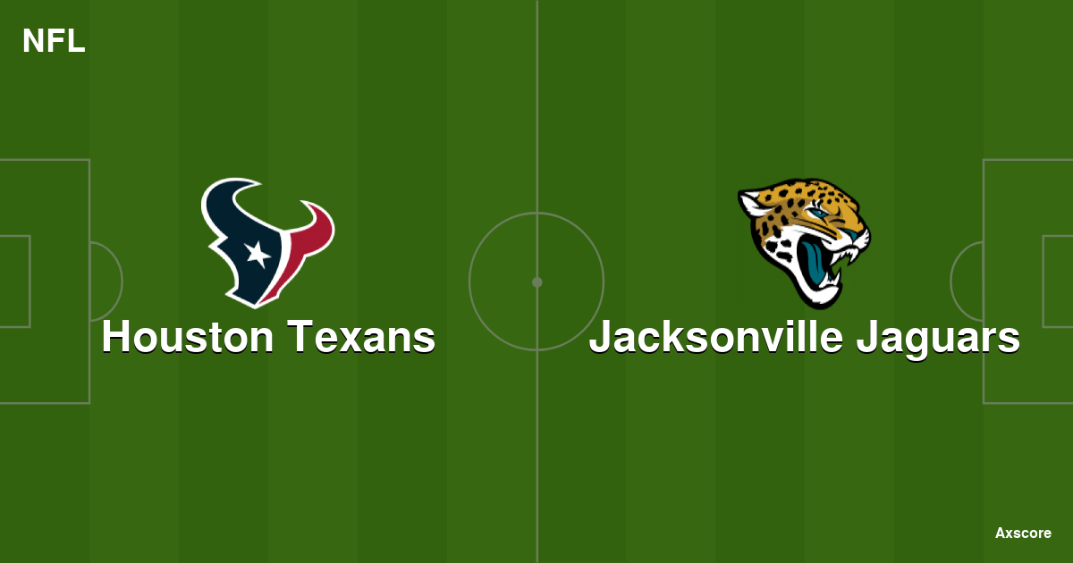 Jaguars vs Texans live score & H2H