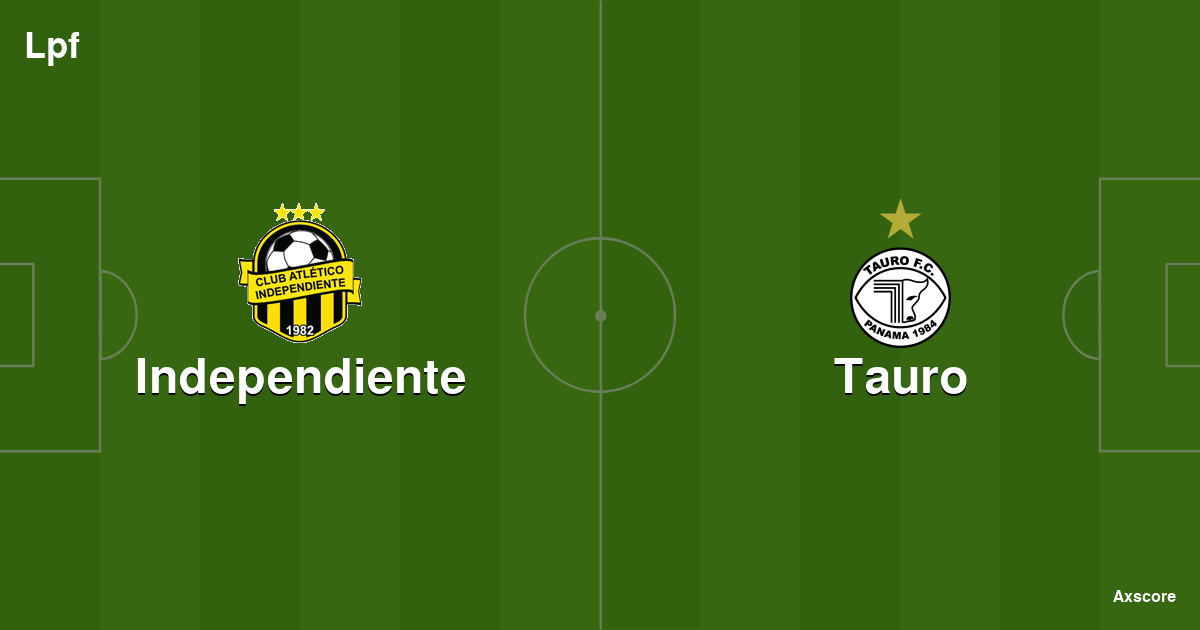 Axscore  Independiente vs Tauro livestream, H2H and lineups 09-12-2023