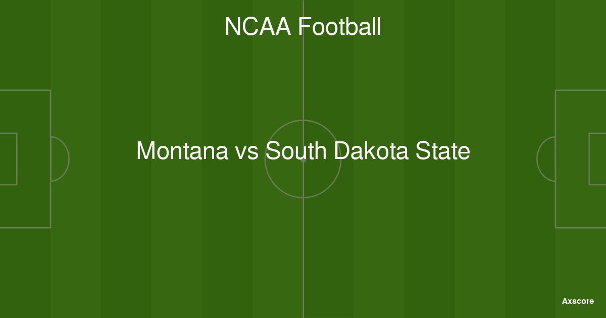 Axscore Montana vs South Dakota State livestream, H2H and lineups 07