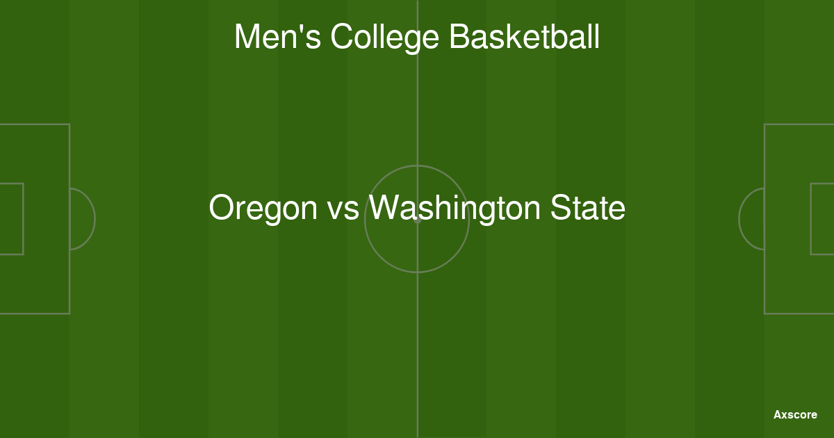 Axscore Oregon vs Washington State livestream, H2H and lineups 07012024
