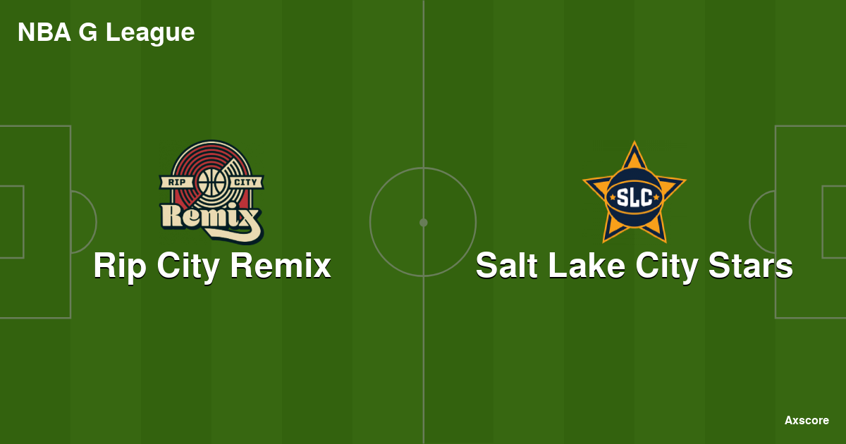 Axscore Rip City Remix vs Salt Lake City Stars livestream, H2H and