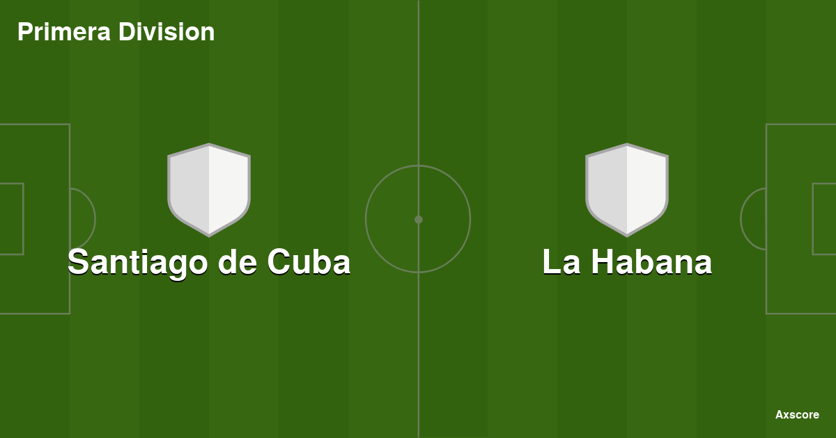 Santiago de Cuba vs La Habana live score, H2H and lineups