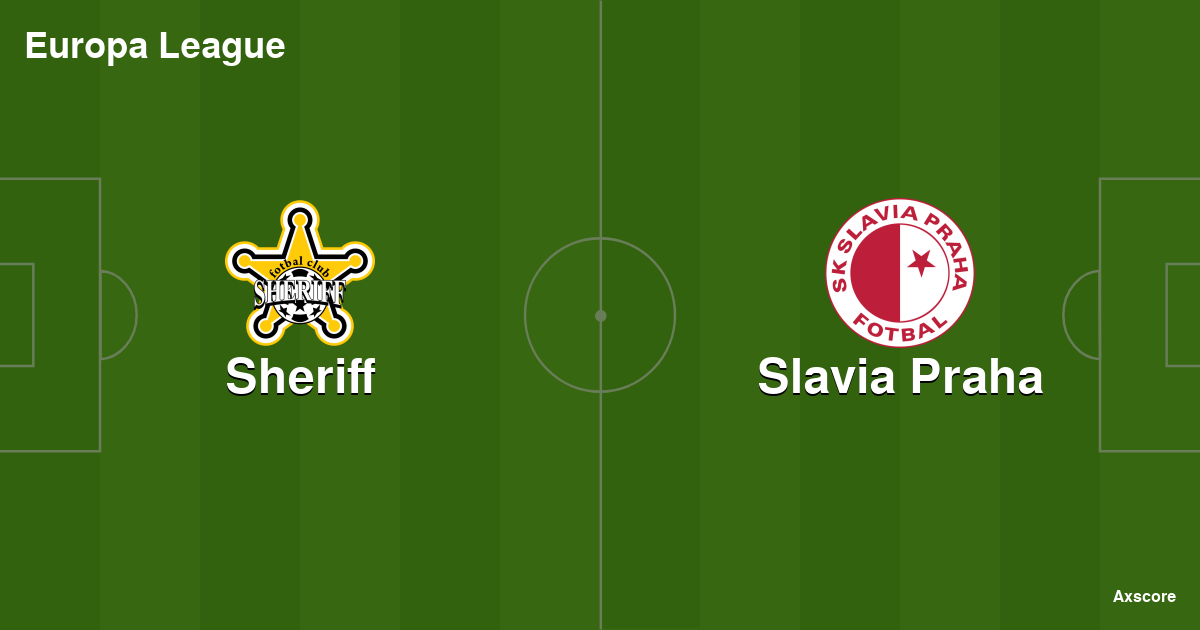 Sheriff vs Slavia Praha live score, H2H and lineups