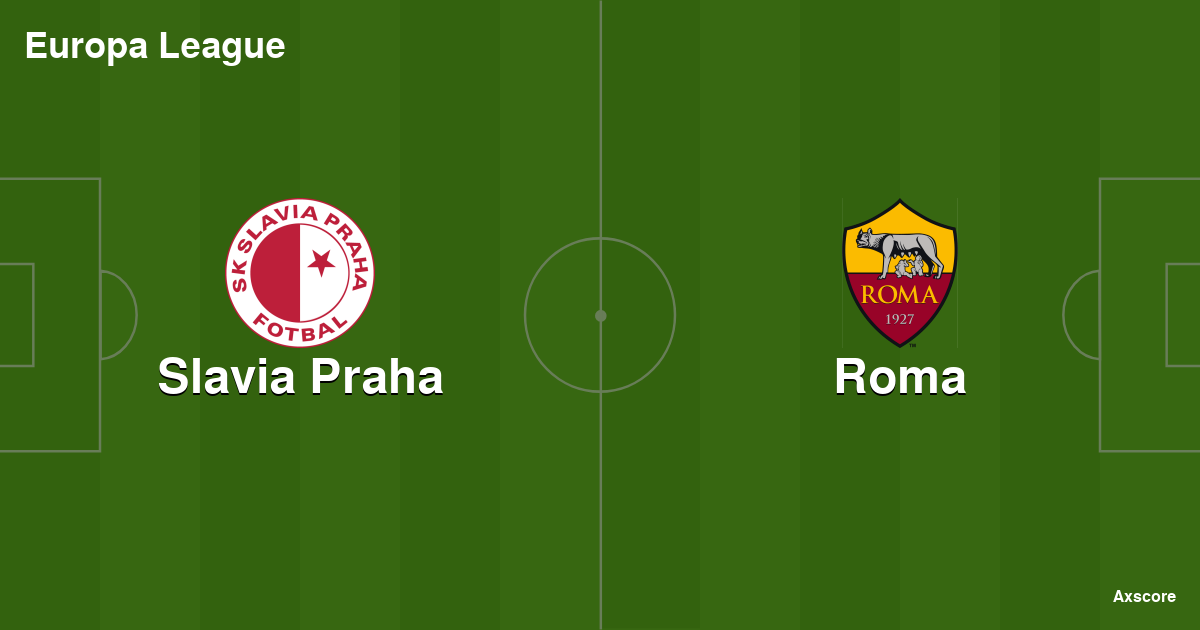 SK Slavia Praha vs Roma live score, H2H and lineups