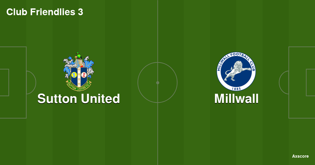 MATCH HIGHLIGHTS Sutton United 0 Millwall 3 18/07/23 PSF 