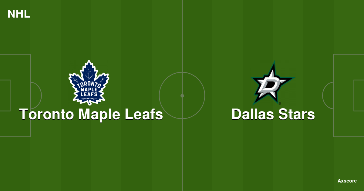 Axscore Toronto Maple Leafs Vs Dallas Stars Livestream H2h And Lineups 27 10 2023 