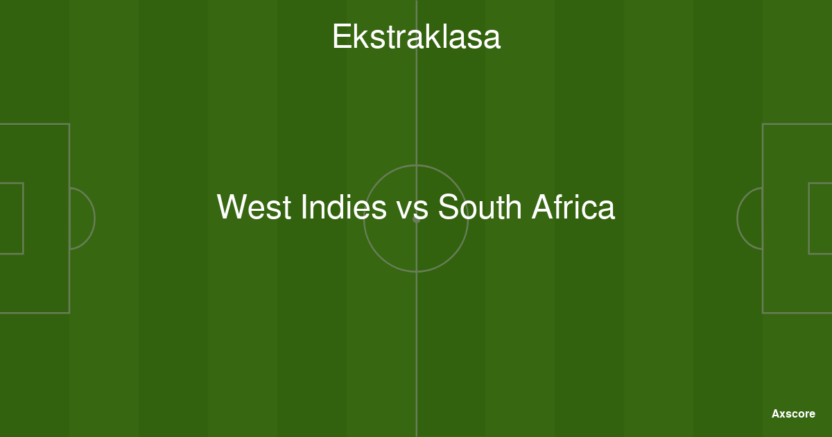 Axscore West Indies vs South Africa livestream, H2H and lineups 1108