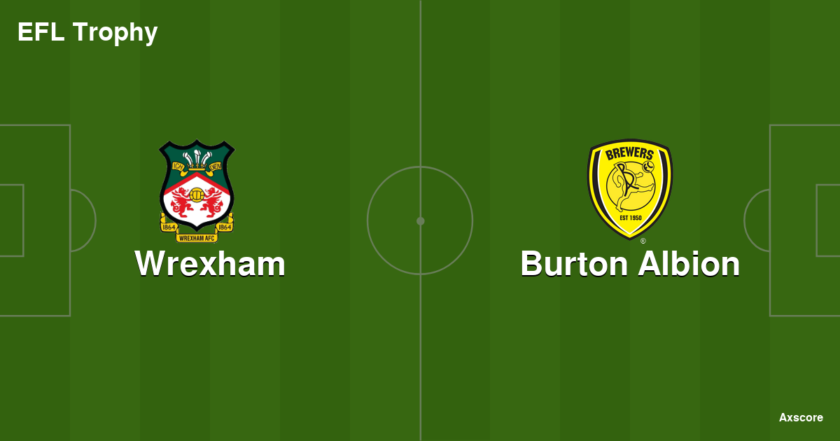 Axscore Wrexham 2 3 Burton Albion livestream H2H and lineups 05